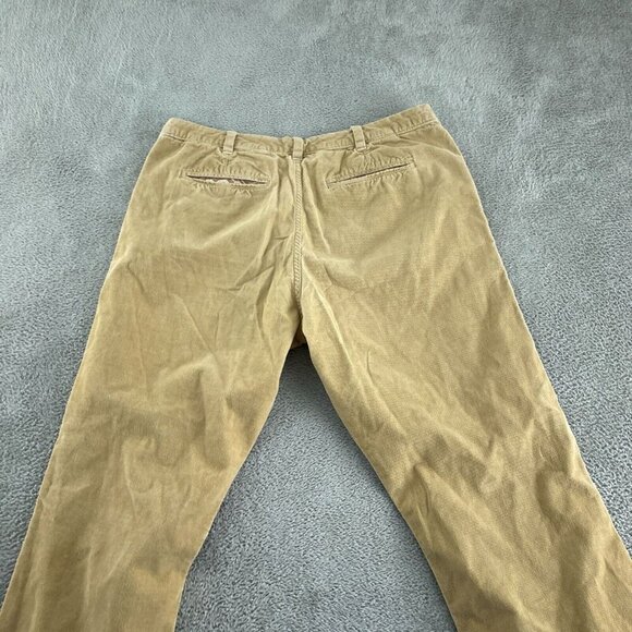 Bonobos Mens Athletic Boot Corduroy Pants 35/32 Beige 100% Cotton 5813 - Picture 2 of 11